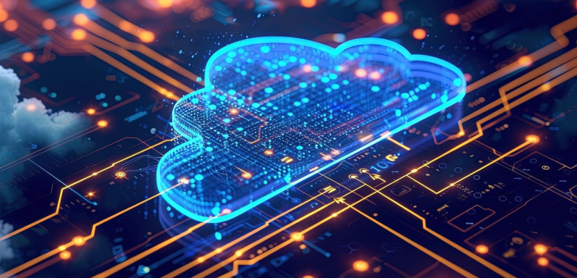 Cloud representing a digital network Cloud representing a digital network