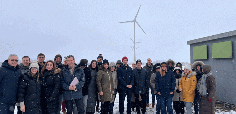 SIreNERGY Field visit to Blekinge vindkraft in February 2024