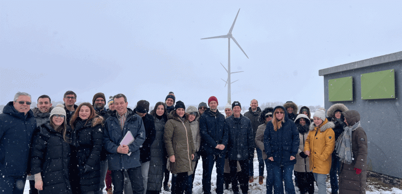 Blekinge Vindkraft SIreNERGY Field visit to Blekinge vindkraft in February 2024