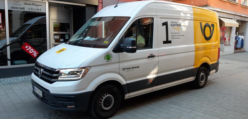 E-van delivery in Maribor pedestrian zone Maribor pedestrian zone introduced e-delivery