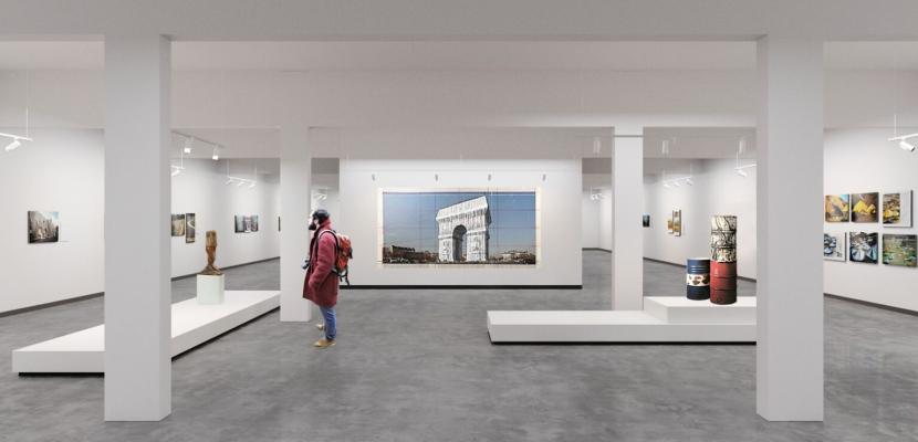 Visualization of the actual space for illustrational purposes Visualization of the actual space for illustrational purposes: Martina Deneva © 2023 Christo and Jeanne-Claude Center, Gabrovo