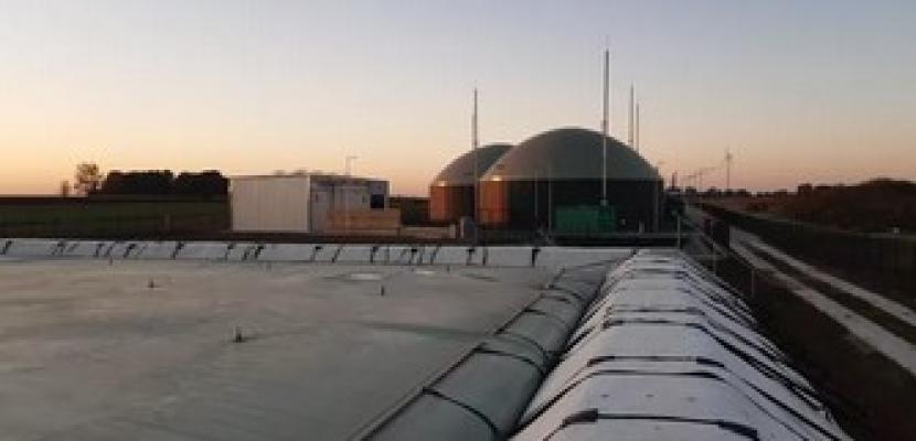 Biogas plants the photo shows the Biogas plants