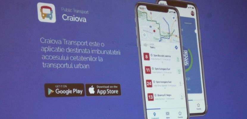 Transport system in Craiova