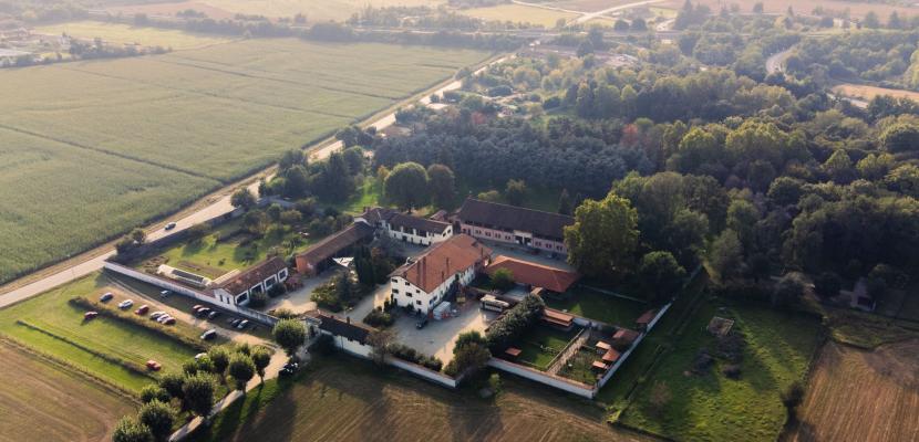 Cascina Falchera Aerial view of Cascina Falchera