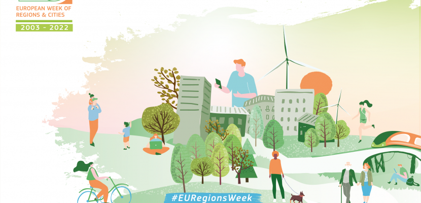 Template web image of branding image EU Regions Week 2022 Branding image of EU Regions Week 2022