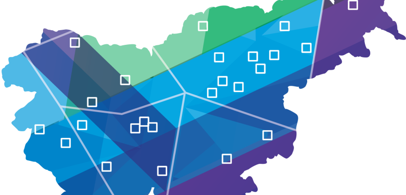 Map of FabLab Network in Slovenia