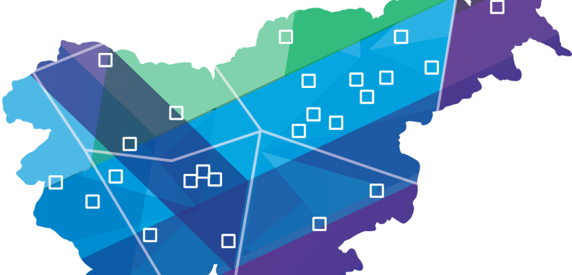 FabLab Network in Slovenia Map of FabLab Network in Slovenia