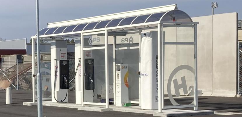 Public hydrogen filling station in Oskarshamn