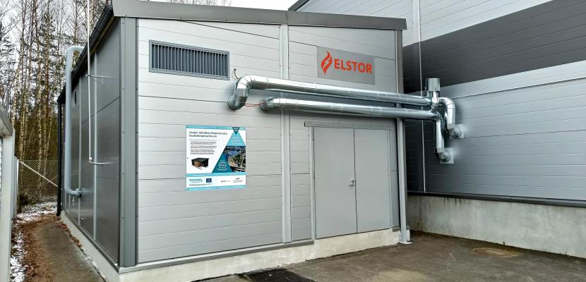Thermal energy storage in Selkäharju, Lappeenranta grey industrial building