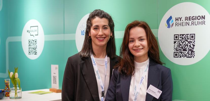 Project managers from DBI's Hydrogen and Sustainbility Hub at the E-World conference Project managers from DBI's Hydrogen and Sustainbility Hub at the E-World conference