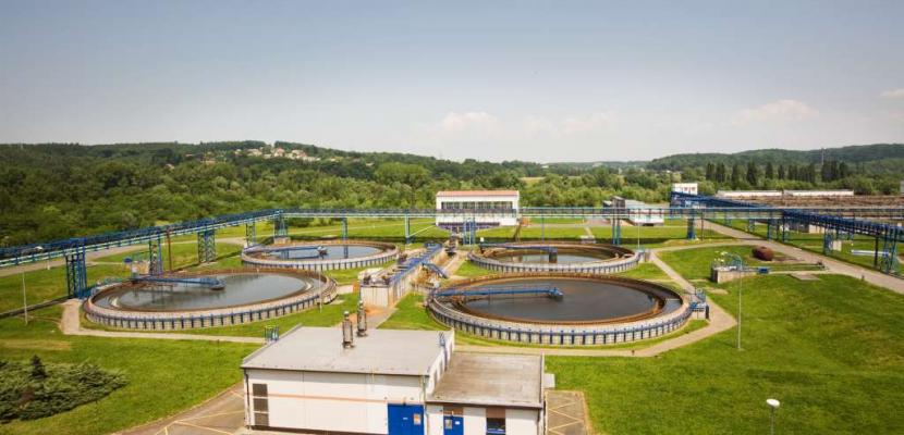 The building of the cogeneration unit at the wastewater treatment plant