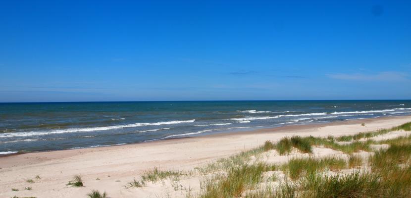 The Baltic Sea coast near Jūrmalciems, Latvia
