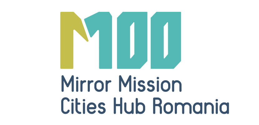 M100 Logo Logo M100 Mirror Mission Cities Hub Romania