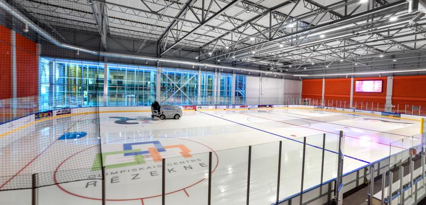 Ice rink at Olympic Center Rezekne Ice rink at Olympic Center Rezekne