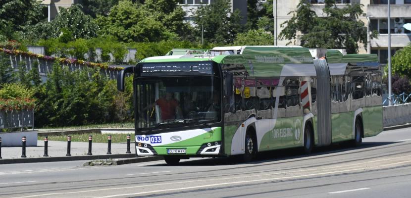 Metropolitan transport - electric bus Metropolitan transport - electric bus