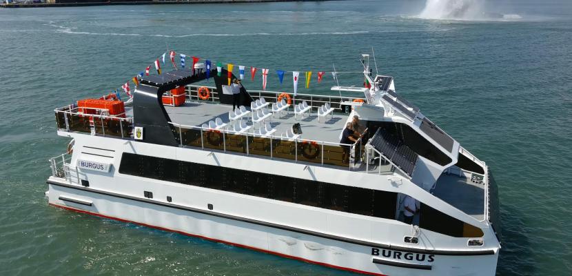 The Solar-Powered Tourist Catamaran "Burgus" The Solar-Powered Tourist Catamaran "Burgus"