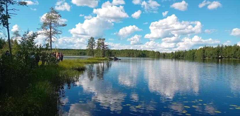 Pieni Koirajärvi Picture of lake Pieni Koirajärvi in the national Park