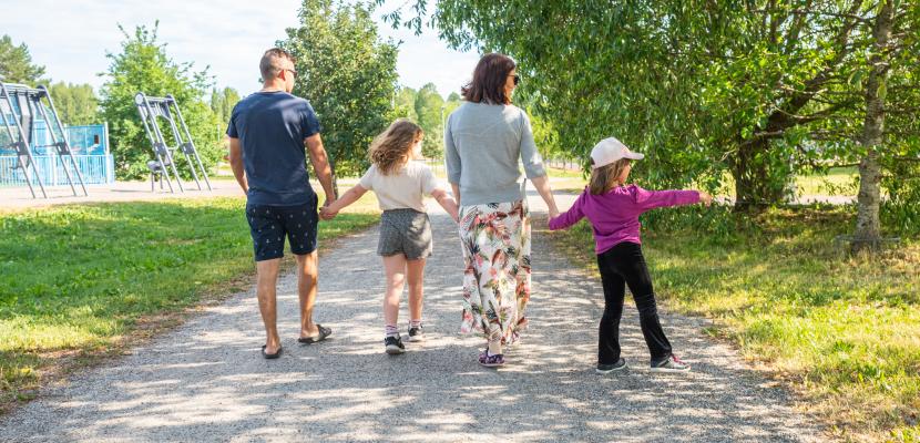 Family together family, nature, parents, children