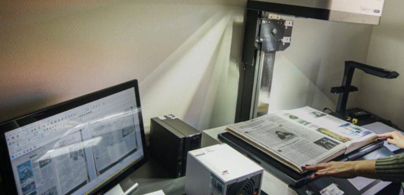 The digitization of the library contents The digitization of the library contents
