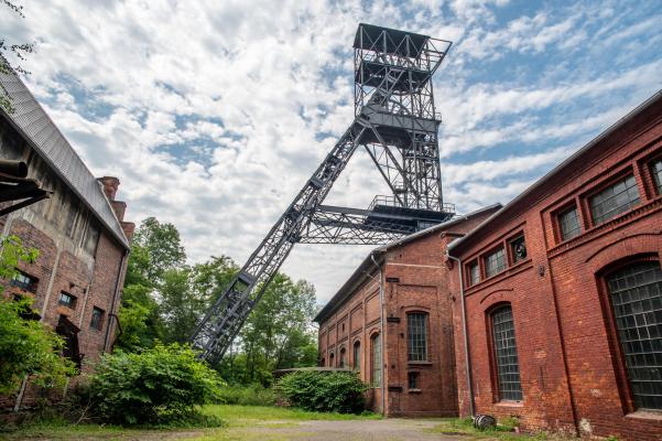 An industrial setting 