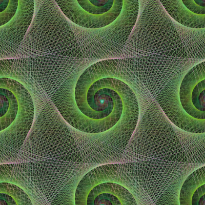 Abstract Green Circles