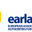 EARLALL Logo - blue and yellow rectangles with the title of earlall - European association of regional and local authorities for lifelong learning written next to these rectangles