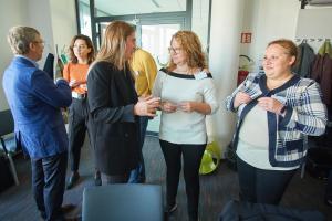People networking People networking