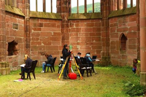 Preserving heritage during a work camp in Upper Middle Rhine Valley