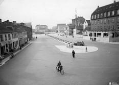 Street in Aarhus in 1950s