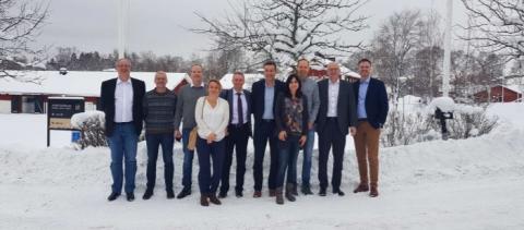 Group picture on the snow