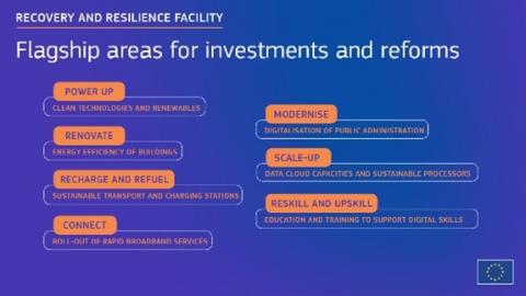 Figure of areas for investment and reforms