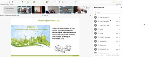 REC 4EU presentation to the stakeholders project presentation by Joaquin