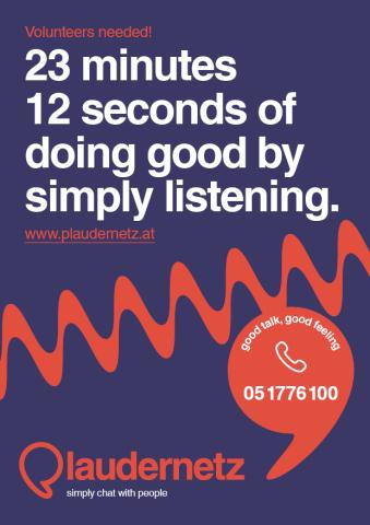 Plaudernetz (Chat Net) - 23 minutes, 12 seconds of doing good by simply listening Plaudernetz (Chat Net) - 23 minutes, 12 seconds of doing good by simply listening