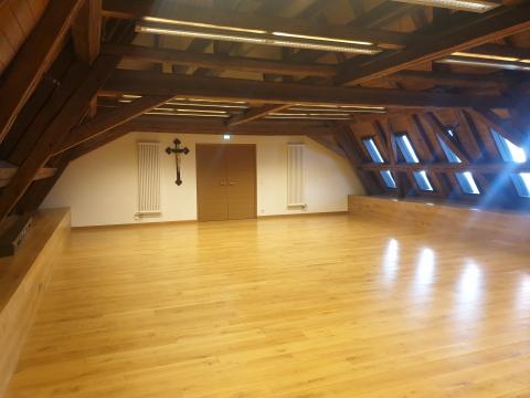 View of a conference room in the guest house