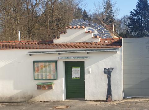 Entrance to the environmental station on the monastery grounds