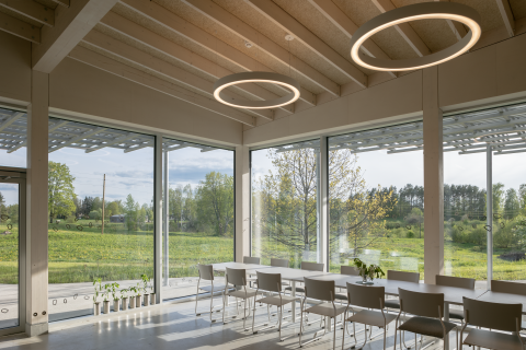 Social services centre "Pērle" in Cēsis, Vidzeme region, Latvia.