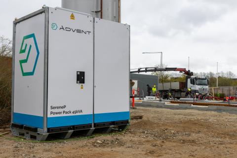 Deployable Green Power Solution Fuel-cell system in container version called "Deployable Green Power Solution"