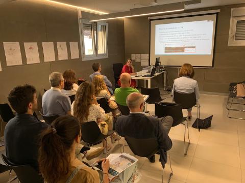 Stakeholders meeting in Tudela A group of people discussing