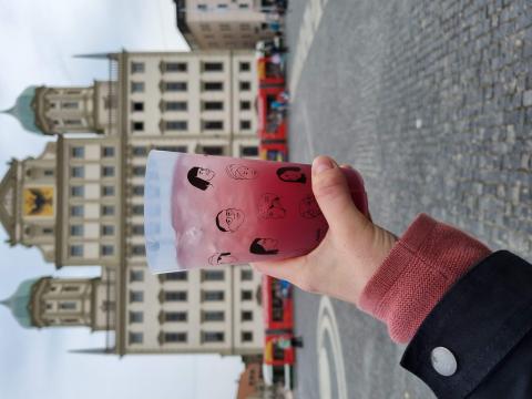 Augsburg Cup in front of the town hall Augsburg