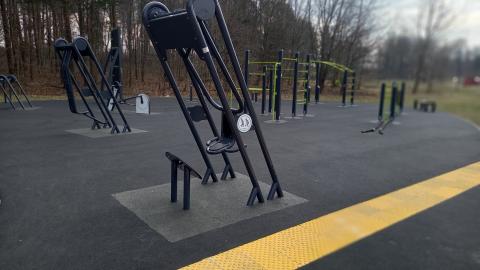 the historical park has an outdoor training ground