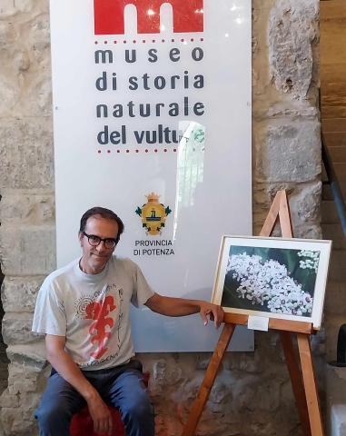 Miko Somma; owner of the exhibition i see a man, a picture and a billboard