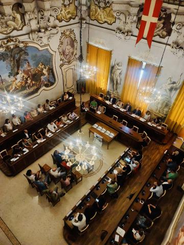 The official opening of CHARME first interregional meeting in the City Council Hall of Pavia (IT) The official opening of CHARME first interregional meeting in the City Council Hall of Pavia (IT)