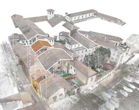 3D point cloud model of the Collegio Castiglioni