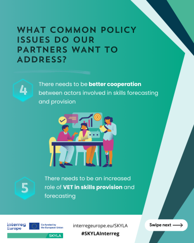 Infographic in turquoise outlining 2 of the SKYLA policy needs