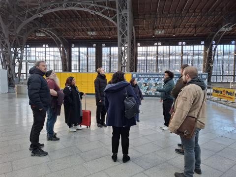 study visit at train station study visit at train station