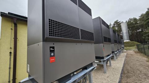 Heat pumps in Wolica Hospital Heat pumps in Wolica Hospital