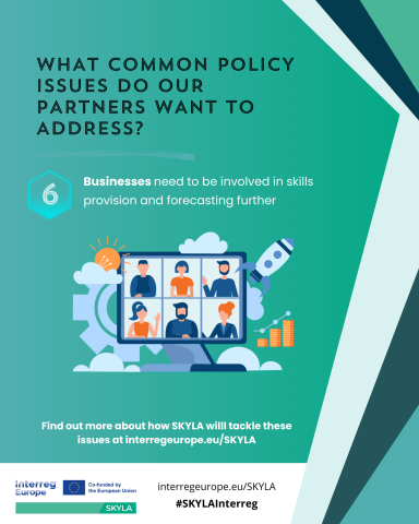 Inforgraphic in turquoise outlining 1 of the SKYLA policy needs