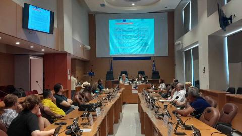 CHERRY info day in Patras Presentation info day people in attendance