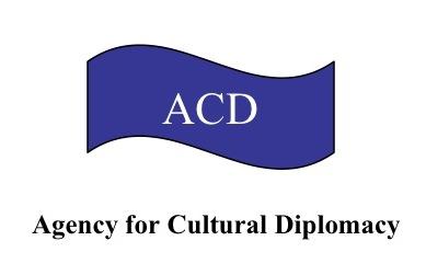 a blue flag with inserted acronym ACD