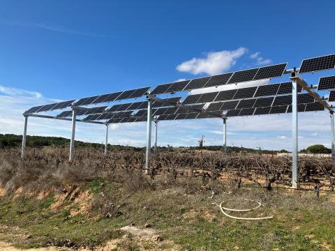 Panoramic view of the installation.
